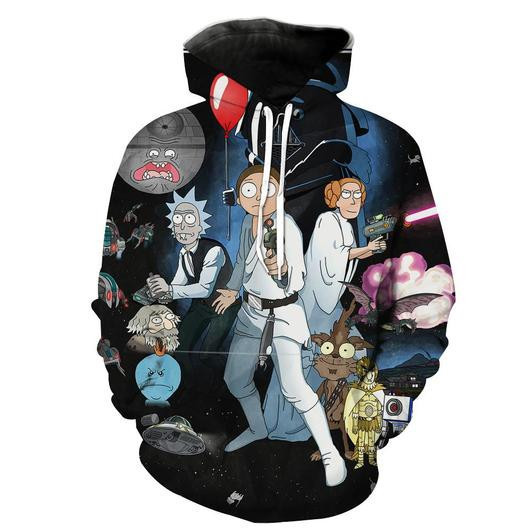 Rick And Morty 3D All Over Print Hoodie & Zip Hoodie