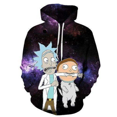 Rick And Morty 3D All Over Print Hoodie & Zip Hoodie