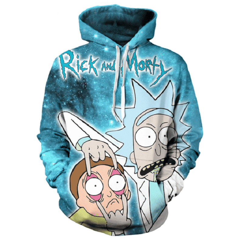 Rick and Morty 3D All Over Print Hoodie & Zip Hoodie