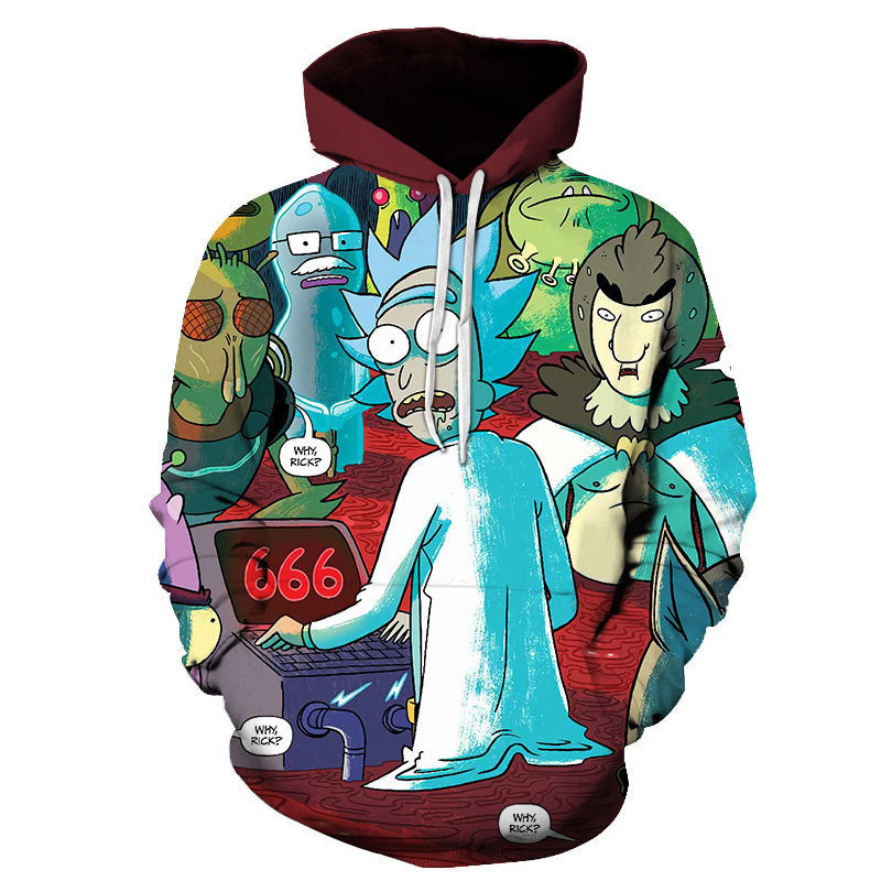 Rick And Morty 3D All Over Print Hoodie & Zip Hoodie