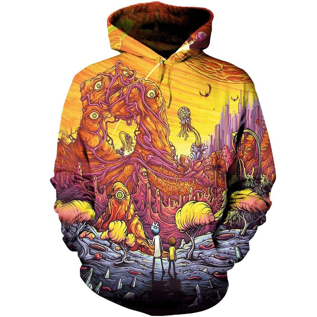 Rick And Morty 3D All Over Print Hoodie & Zip Hoodie
