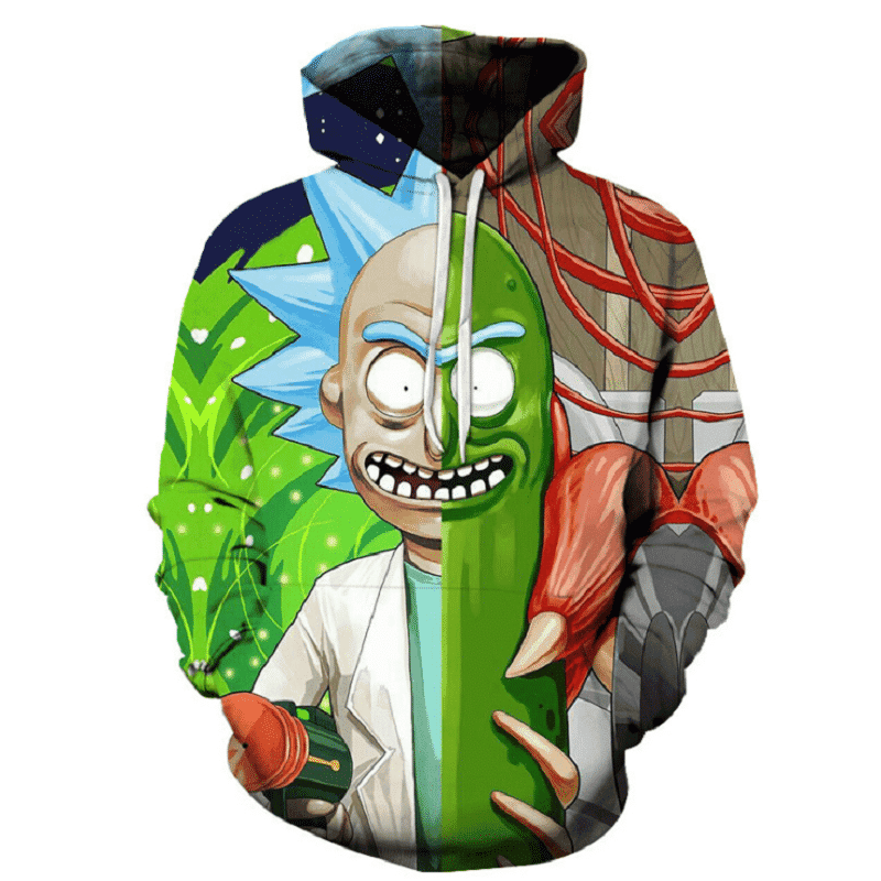 Rick and Morty 3D All Over Print Hoodie & Zip Hoodie