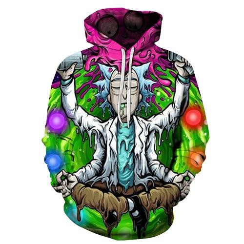 Rick And Morty 3D All Over Print Hoodie & Zip Hoodie