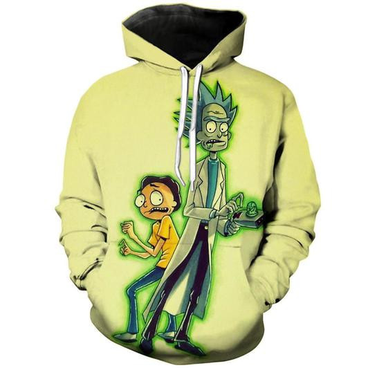 Rick And Morty 3D All Over Print Hoodie & Zip Hoodie