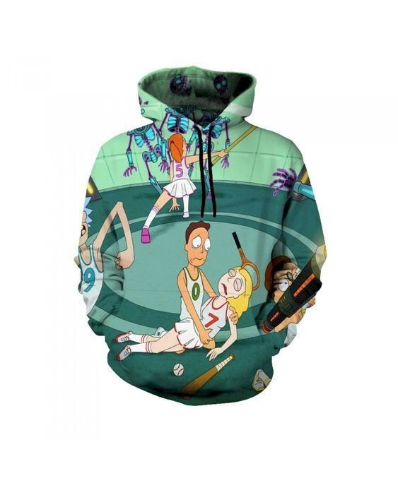 Rick And Morty Figure 3D All Over Print Hoodie & Zip Hoodie