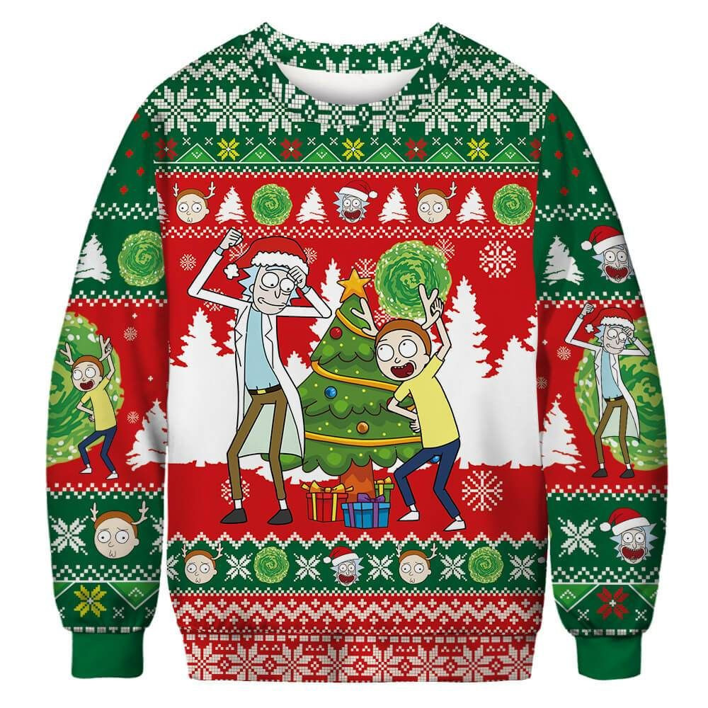 Rick And Morty For Unisex Ugly Christmas Sweater