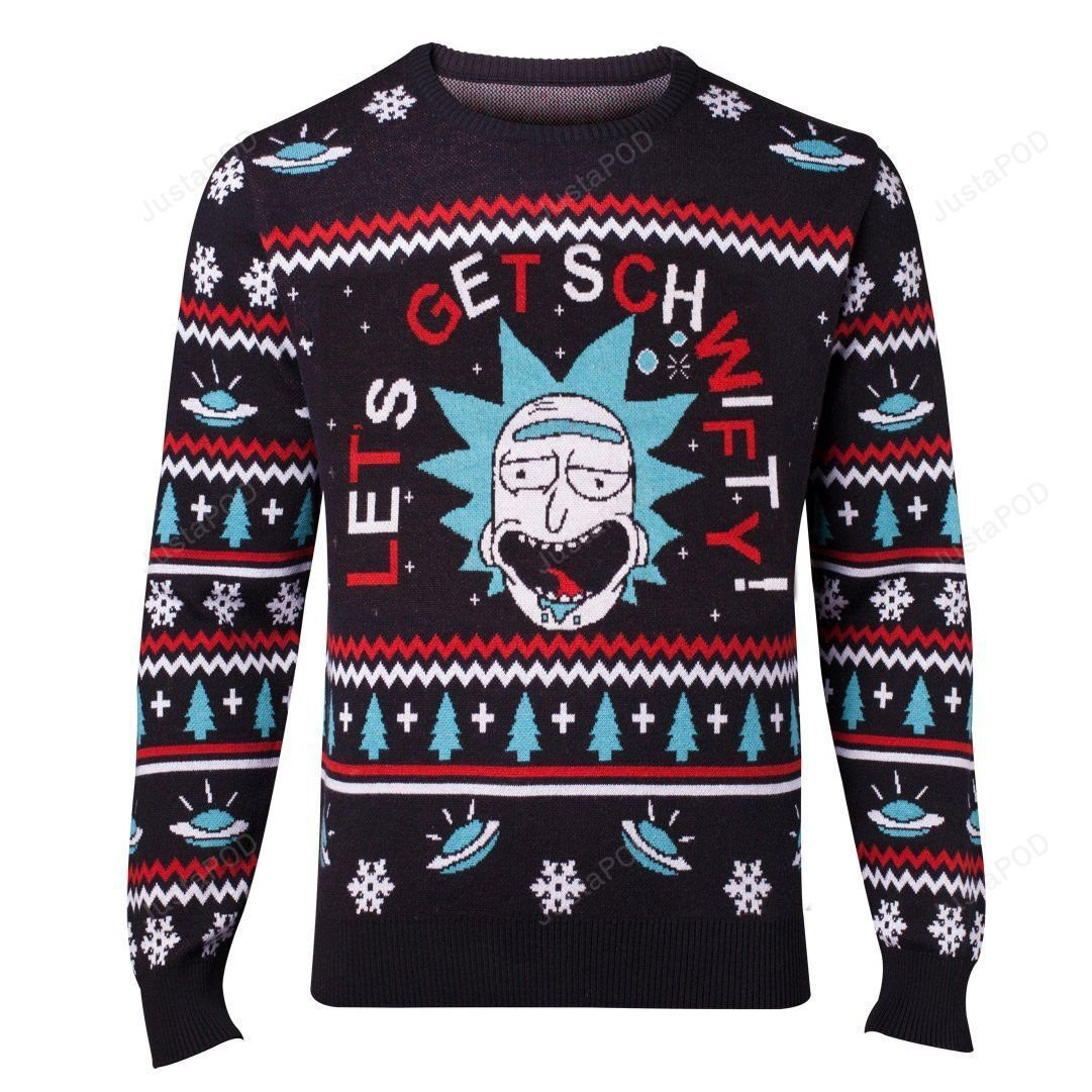 Rick And Morty Ugly Christmas Sweater Perfect Holiday Gift