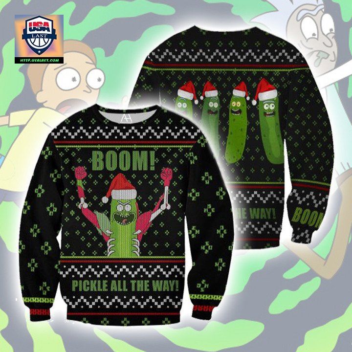 Rick And Morty Ugly Sweater Christmas Gift