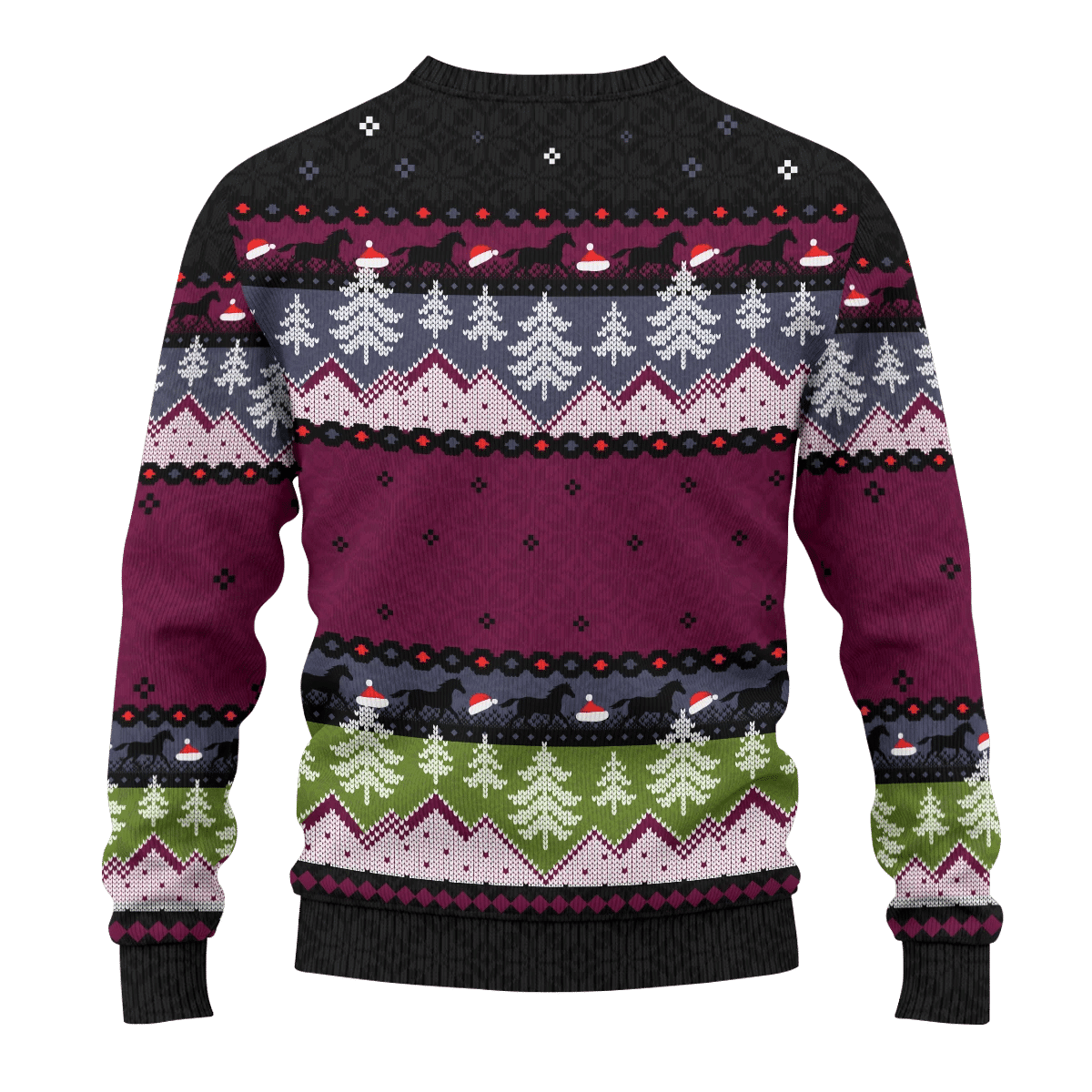 Rin The Horse Ugly Christmas Sweater - Image 4