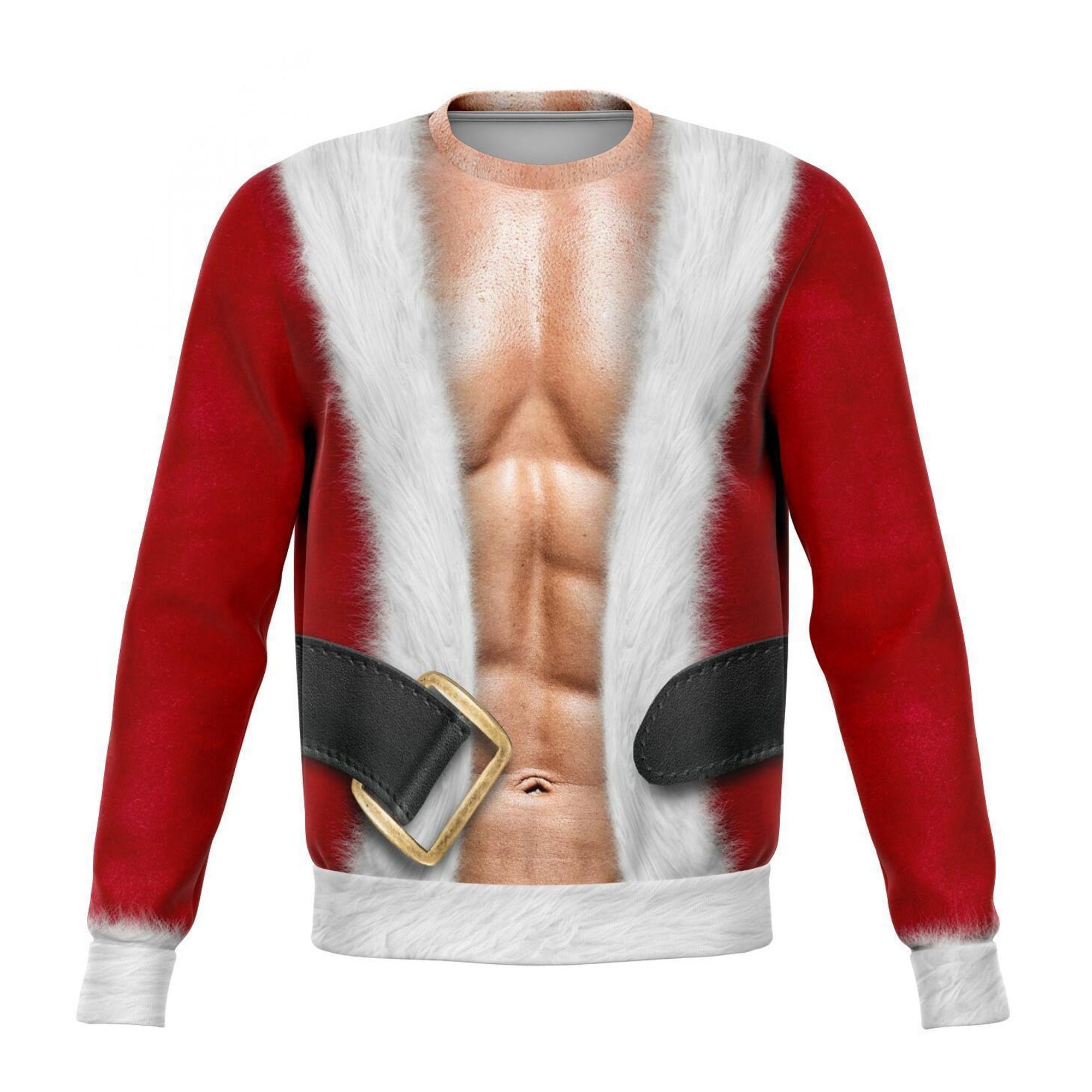 Ripped Body Christmas Ugly Christmas Sweater