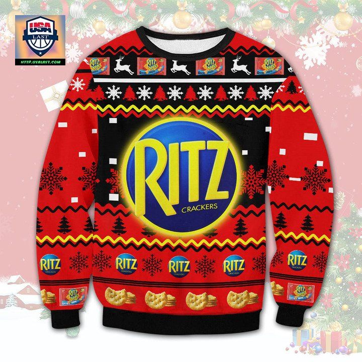 Ritz Crackers Ugly Christmas Sweater