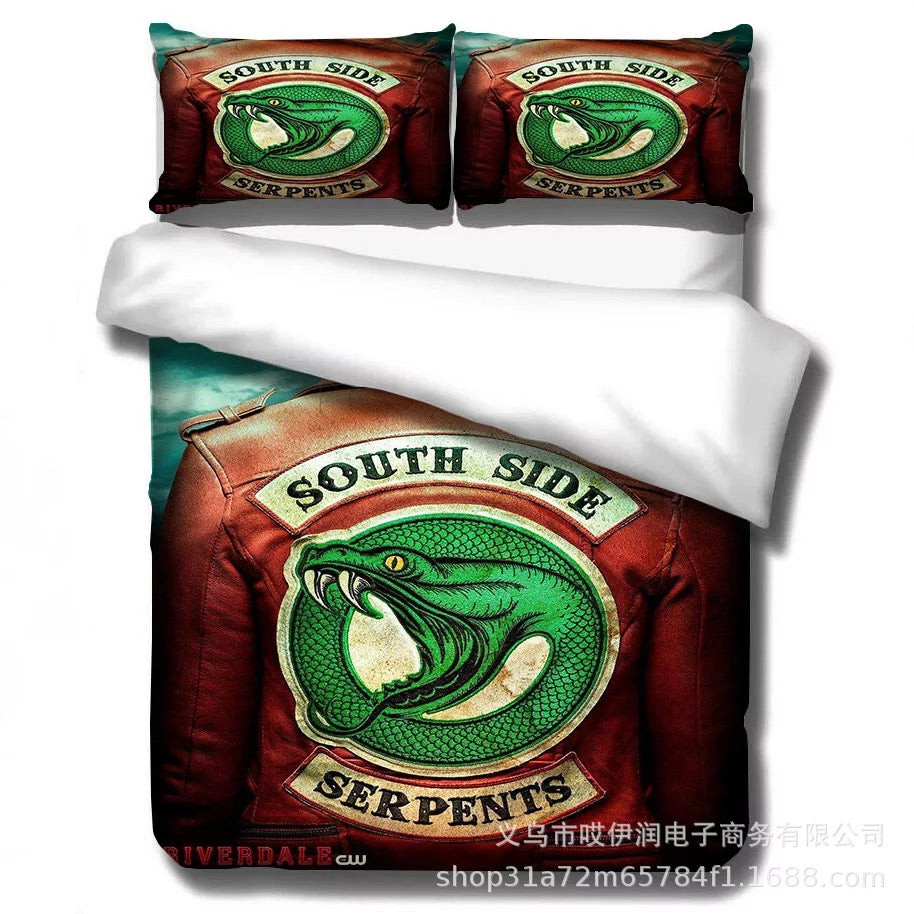 Riverdale Duvet Cover Quilt Cover Pillowcase Bedding Set Bed Linen Home Bedroom Decor