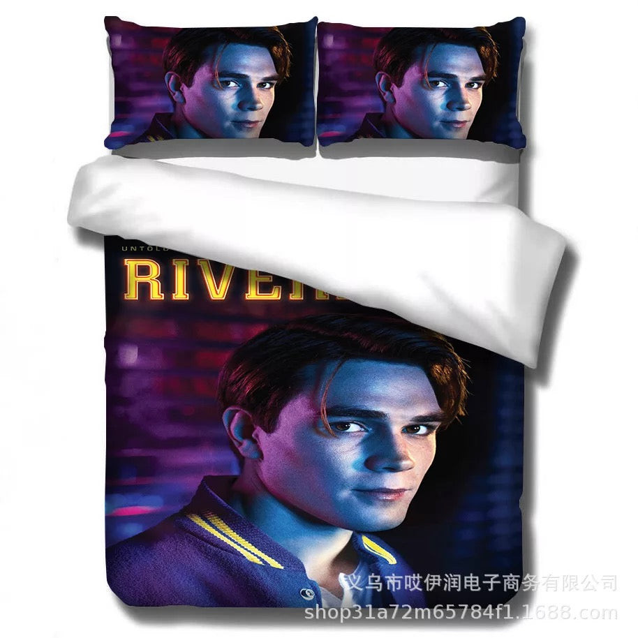 Riverdale South Side Serpents Duvet Cover Quilt Cover Pillowcase Bedding Set Bed Linen Home Bedroom Decor