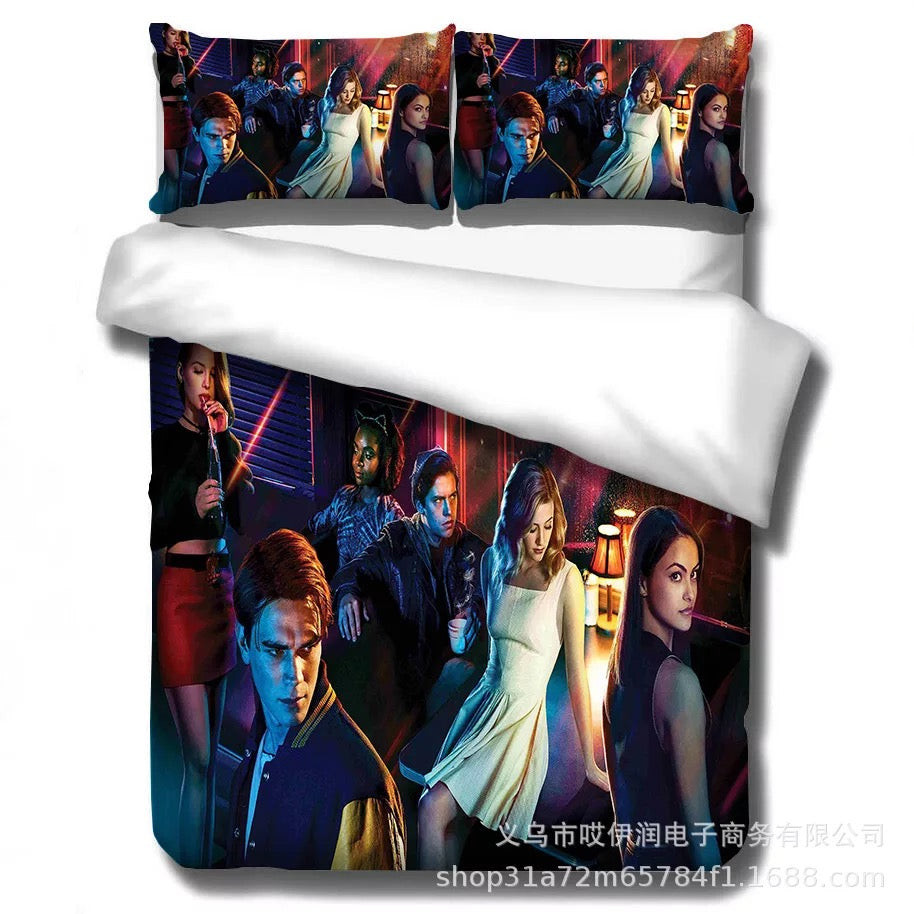 Riverdale South Side Serpents Duvet Cover Quilt Cover Pillowcase Bedding Set Bed Linen Home Bedroom Decor