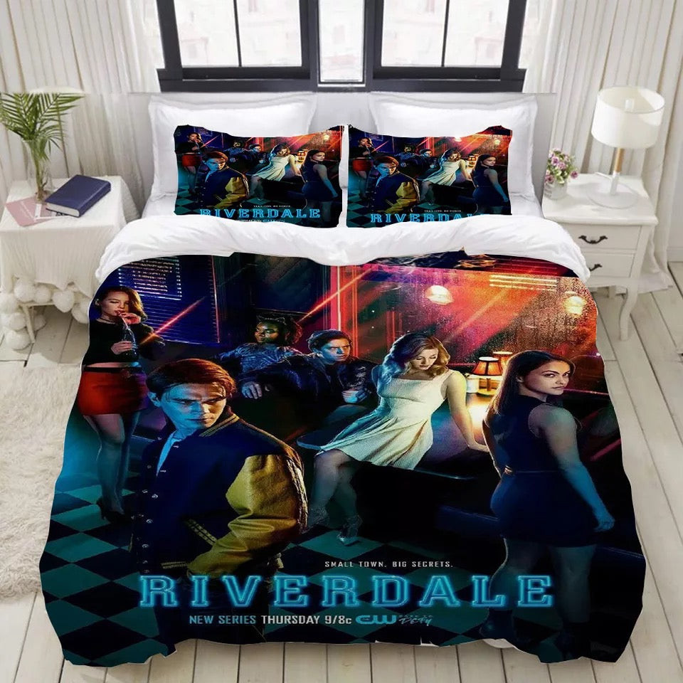 Riverdale South Side Serpents Duvet Cover Quilt Cover Pillowcase Bedding Set Bed Linen Home Bedroom Decor
