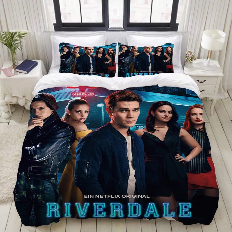 Riverdale South Side Serpents Duvet Cover Quilt Cover Pillowcase Bedding Set Bed Linen Home Bedroom Decor