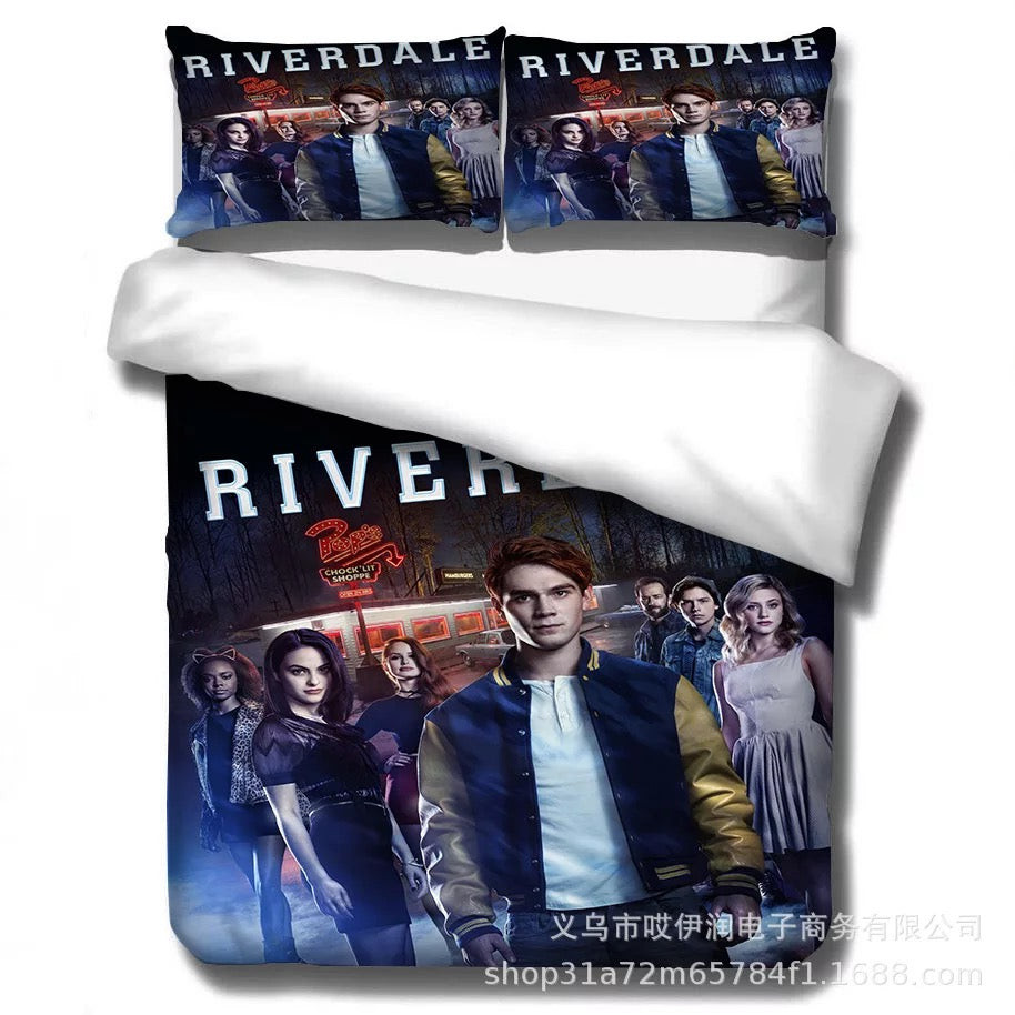 Riverdale South Side Serpents Duvet Cover Quilt Cover Pillowcase Bedding Set Bed Linen Home Bedroom Decor