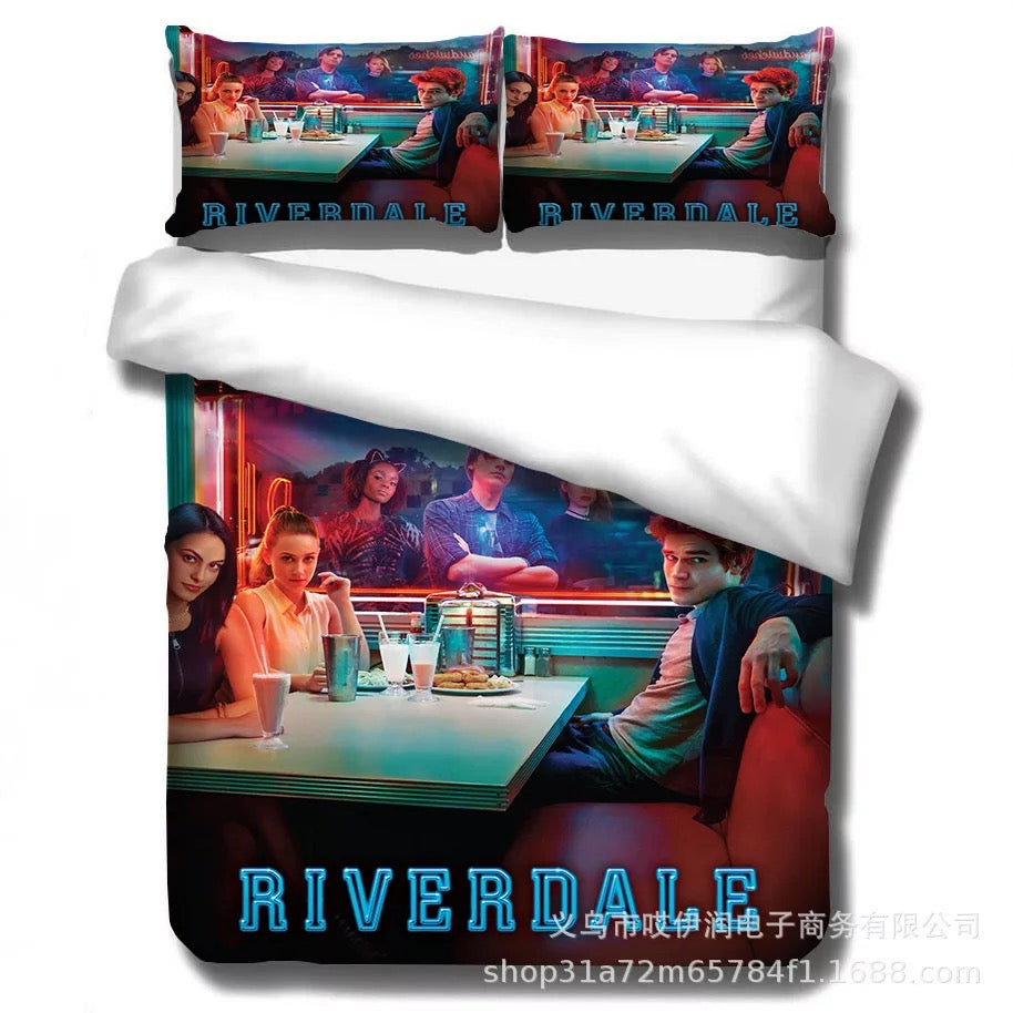 Riverdale South Side Serpents Duvet Cover Quilt Cover Pillowcase Bedding Set Bed Linen Home Bedroom Decor