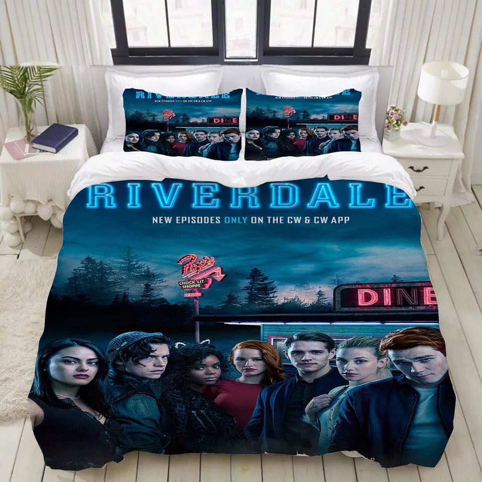 Riverdale South Side Serpents Duvet Cover Quilt Cover Pillowcase Bedding Set Bed Linen Home Bedroom Decor
