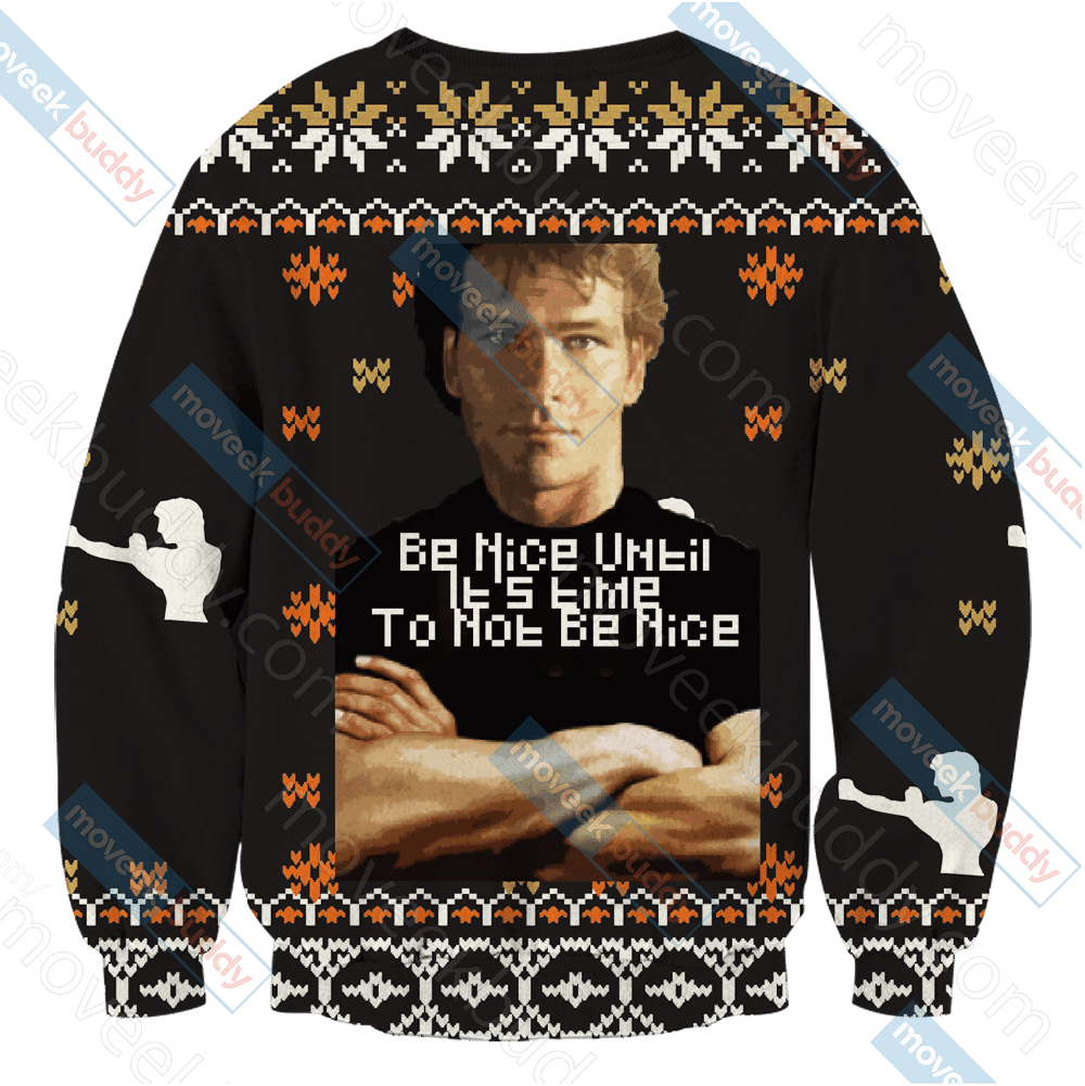 Road House Patrick Swayze For Unisex Ugly Christmas Sweater Perfect Holiday Gift - Image 3