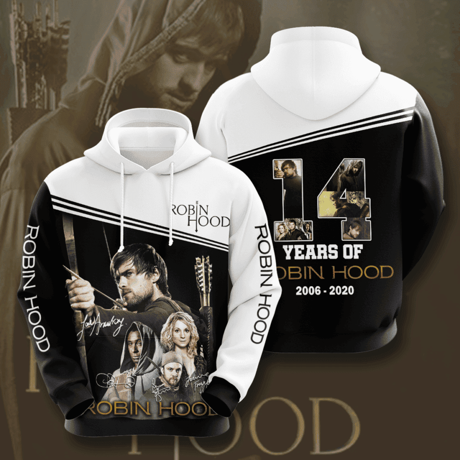Robin Hood 3D All Over Print Hoodie & Zip Hoodie