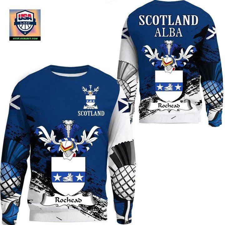 Rochead Scottish Family Crest Scotland Special Sweater 