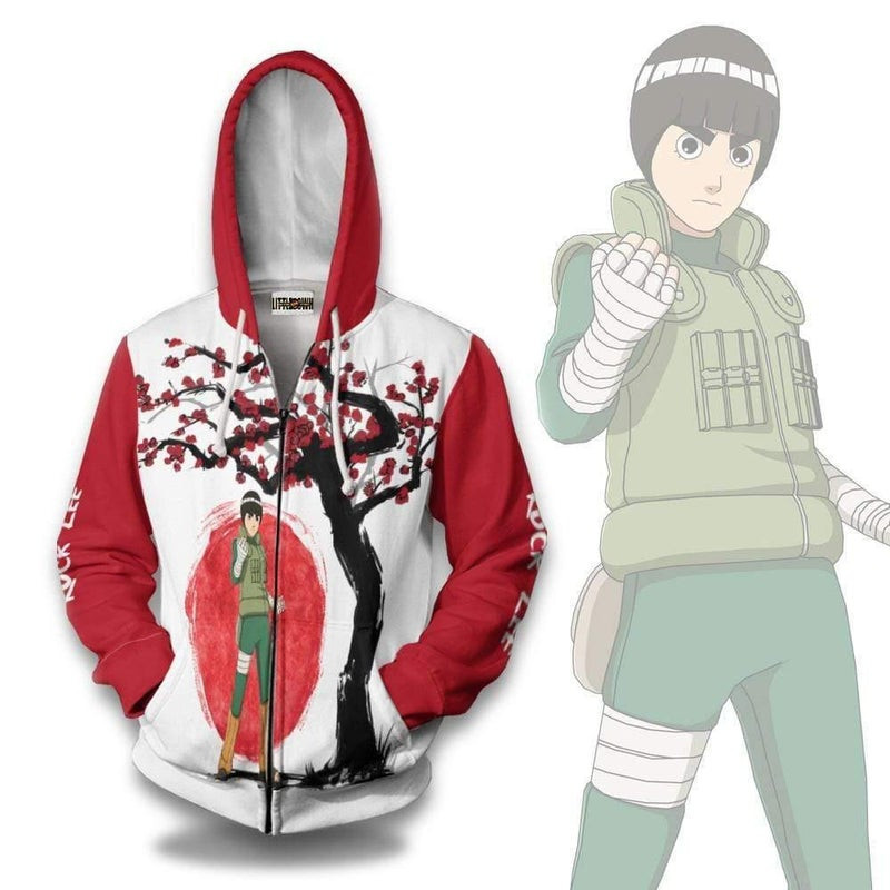 Rock Lee 3D All Over Print Hoodie & Zip Hoodie
