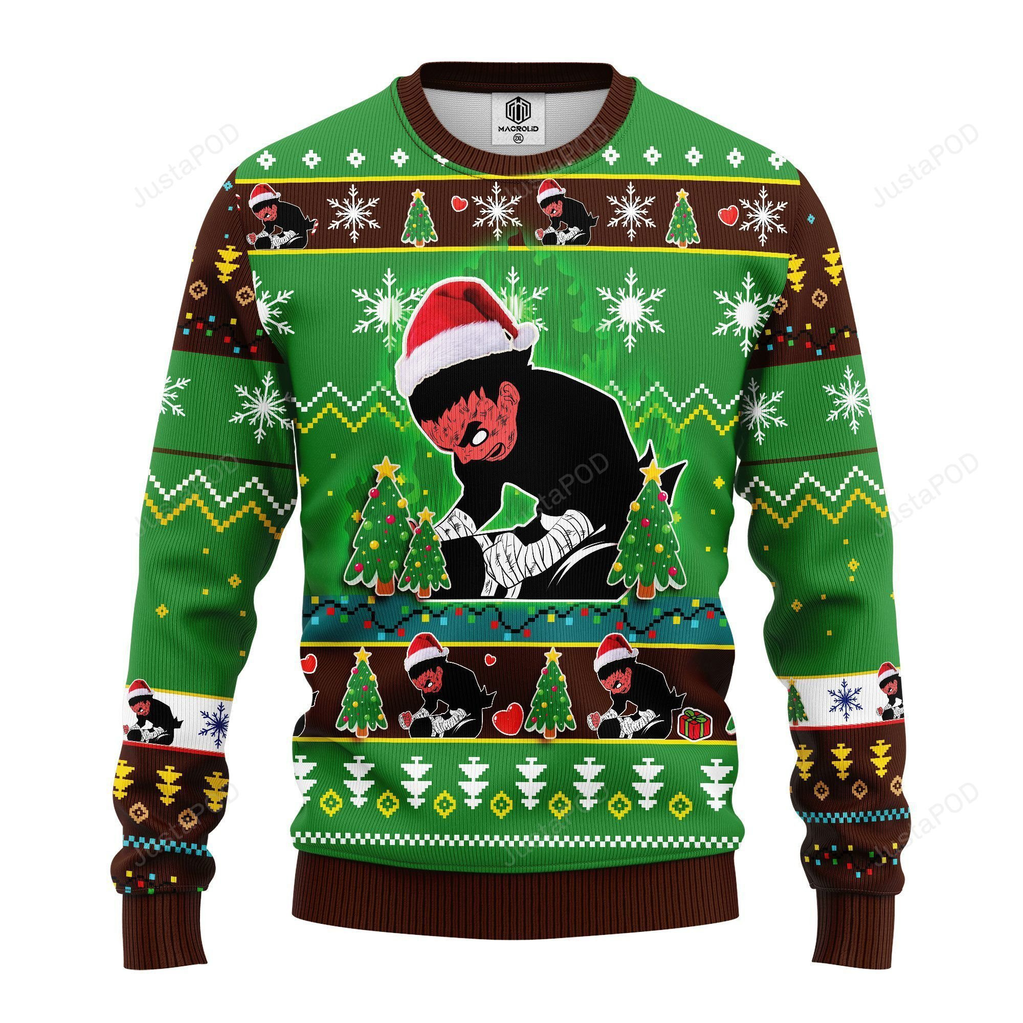 Rock Lee Funny Ugly Christmas Sweater, Perfect Holiday Gift