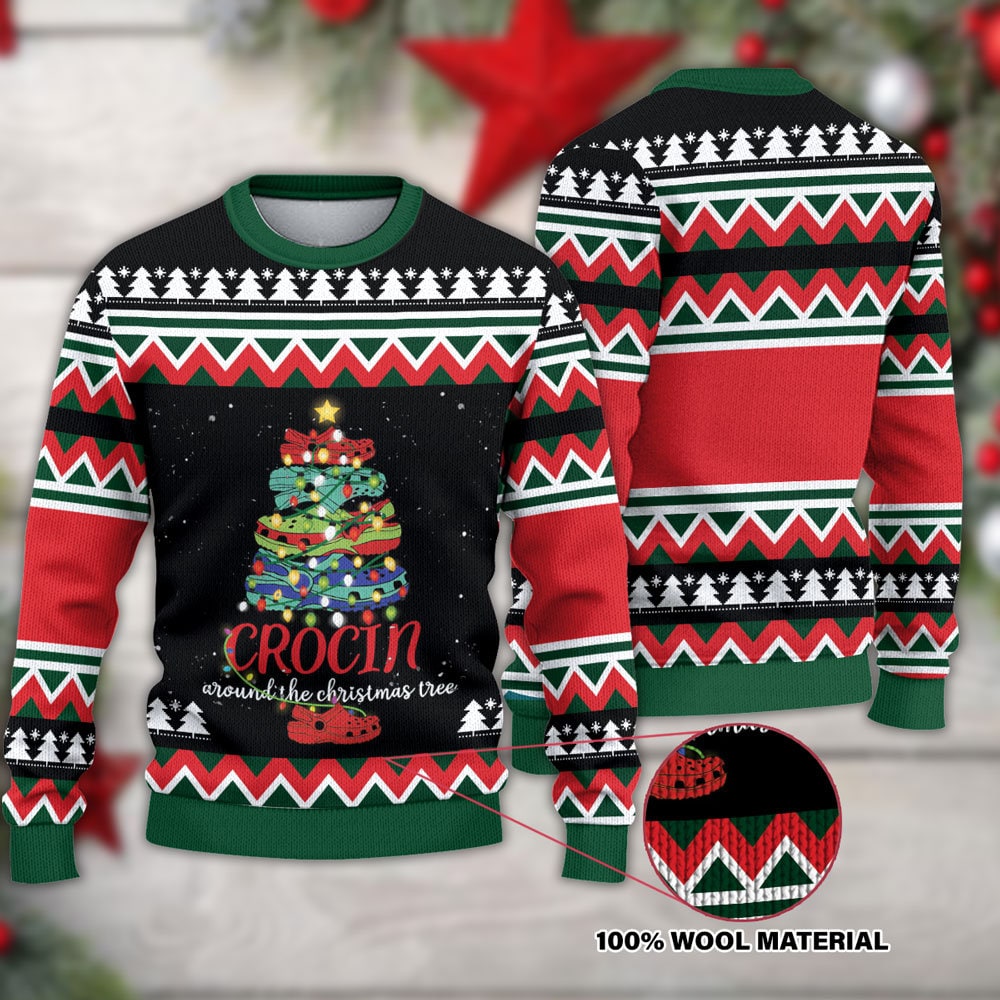 Rockin' Around the Christmas Tree Ugly Christmas Sweater