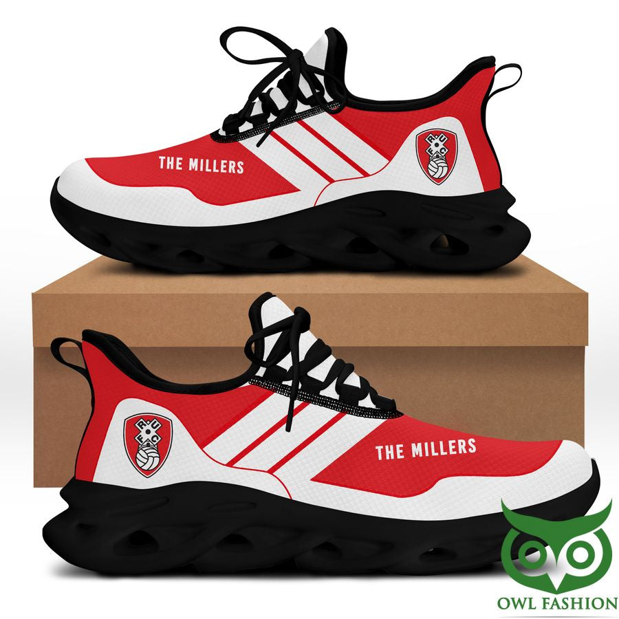 Rotherham United FC Max Soul Shoes Sneakers for Men And Women – Soccer Fan Shoes, Team Sneakers