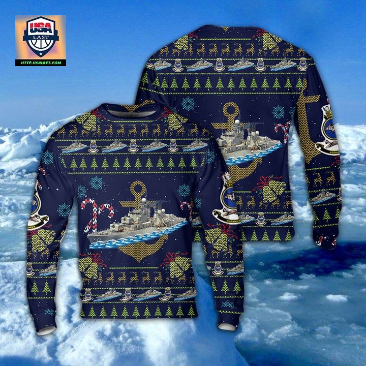 Royal Australian Navy HMAS Vampire D11 Christmas AOP Sweater