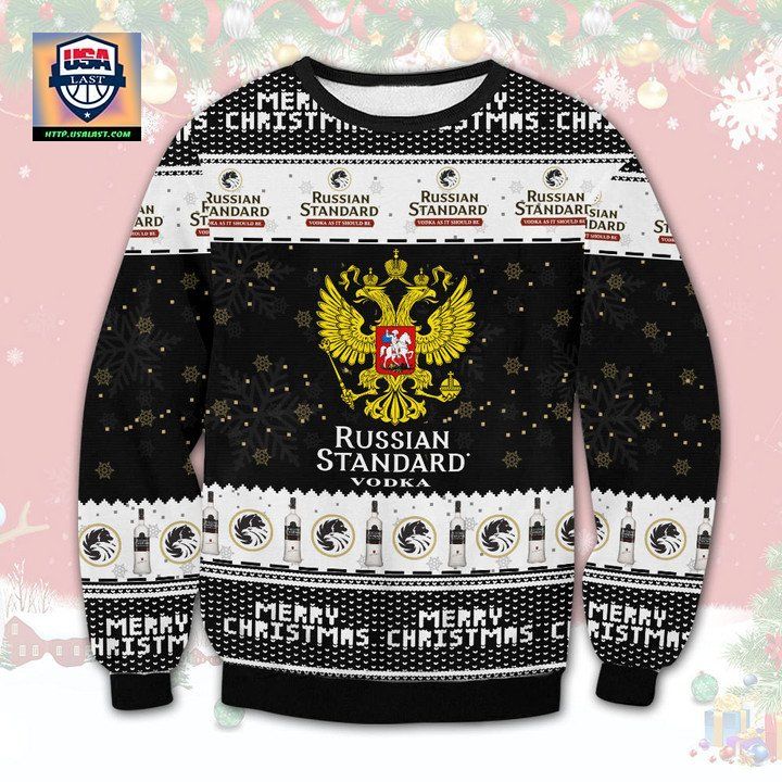 Russian Standard Vodka Ugly Christmas Sweater
