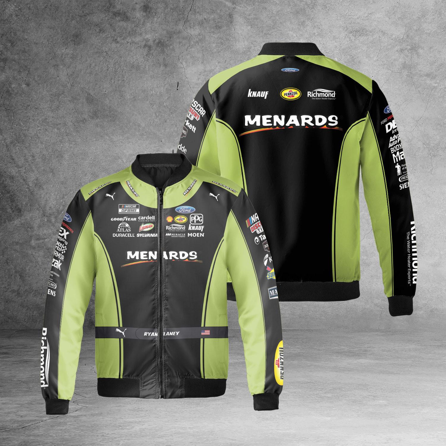 Ryan Blaney Trending Bomber Jacket | Motorsport Racing Jacket for Men & Women | Racing Fan Gift