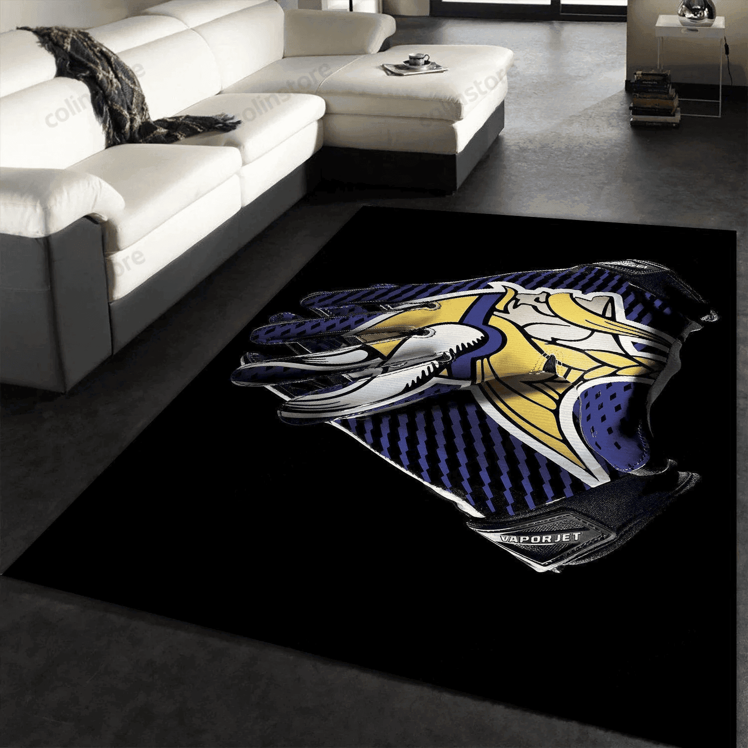 S Hd Minnesota Vikings Rug Rectangle Area Rug – Full Print Carpet For Living Room & Bedroom Home Decor