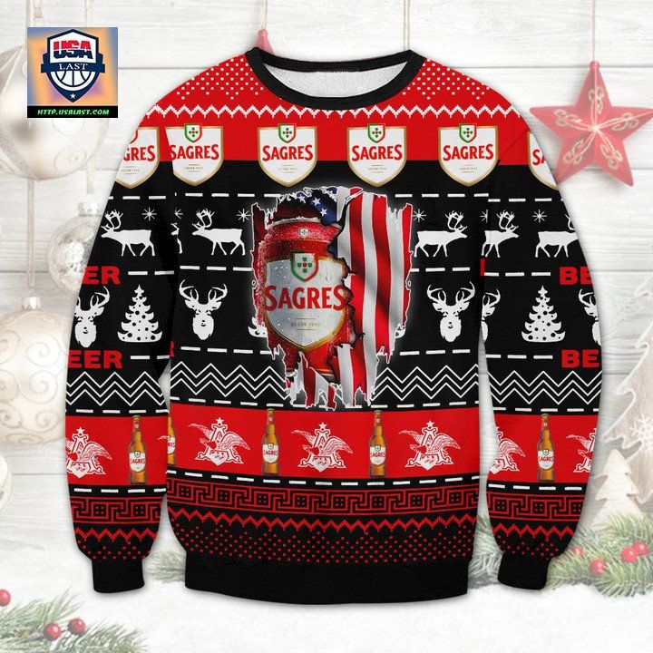 Sagers Beer Ugly Christmas Sweater