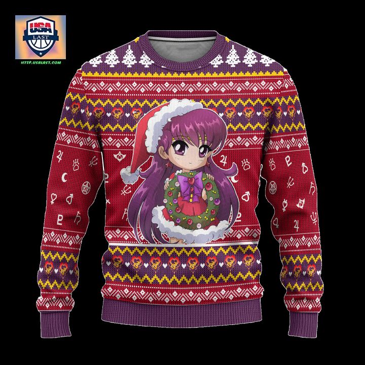 Sailor Mars Ugly Christmas Sweater Sailor Moon Anime Xmas Gift