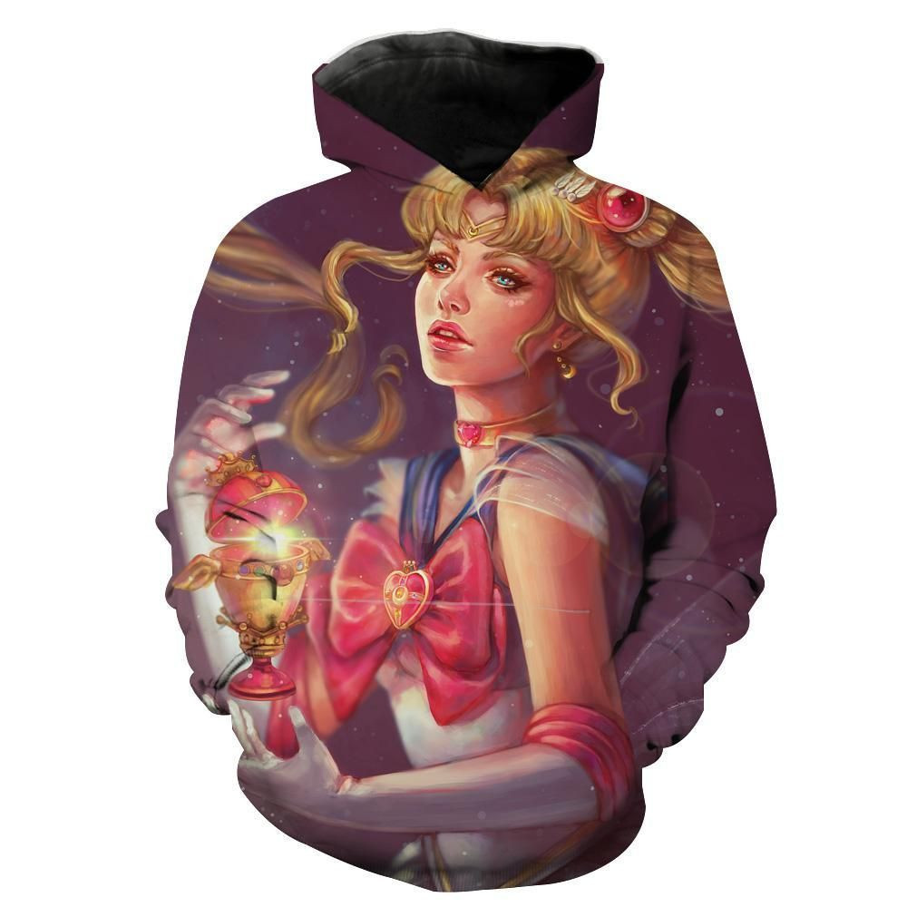 Sailor Moon 3D All Over Print Hoodie & Zip Hoodie