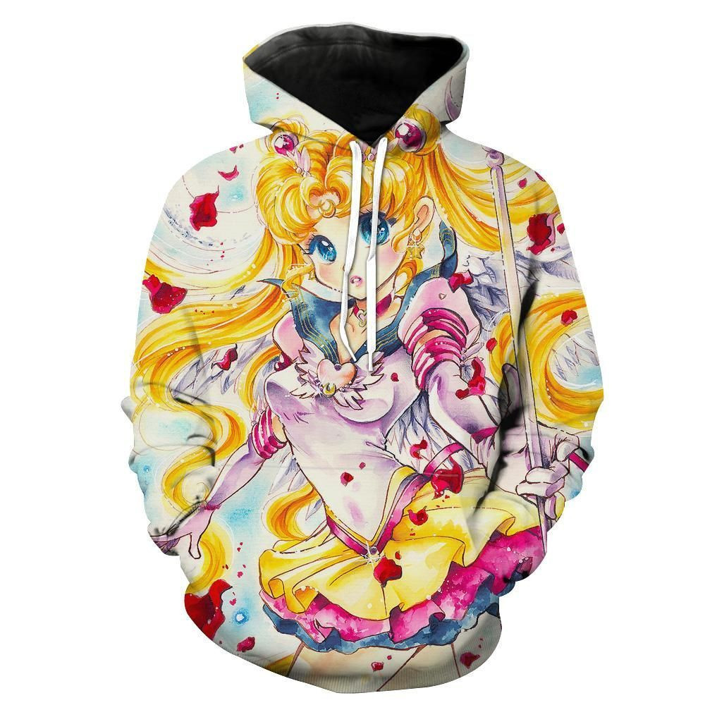 Sailor Moon 3D All Over Print Hoodie & Zip Hoodie