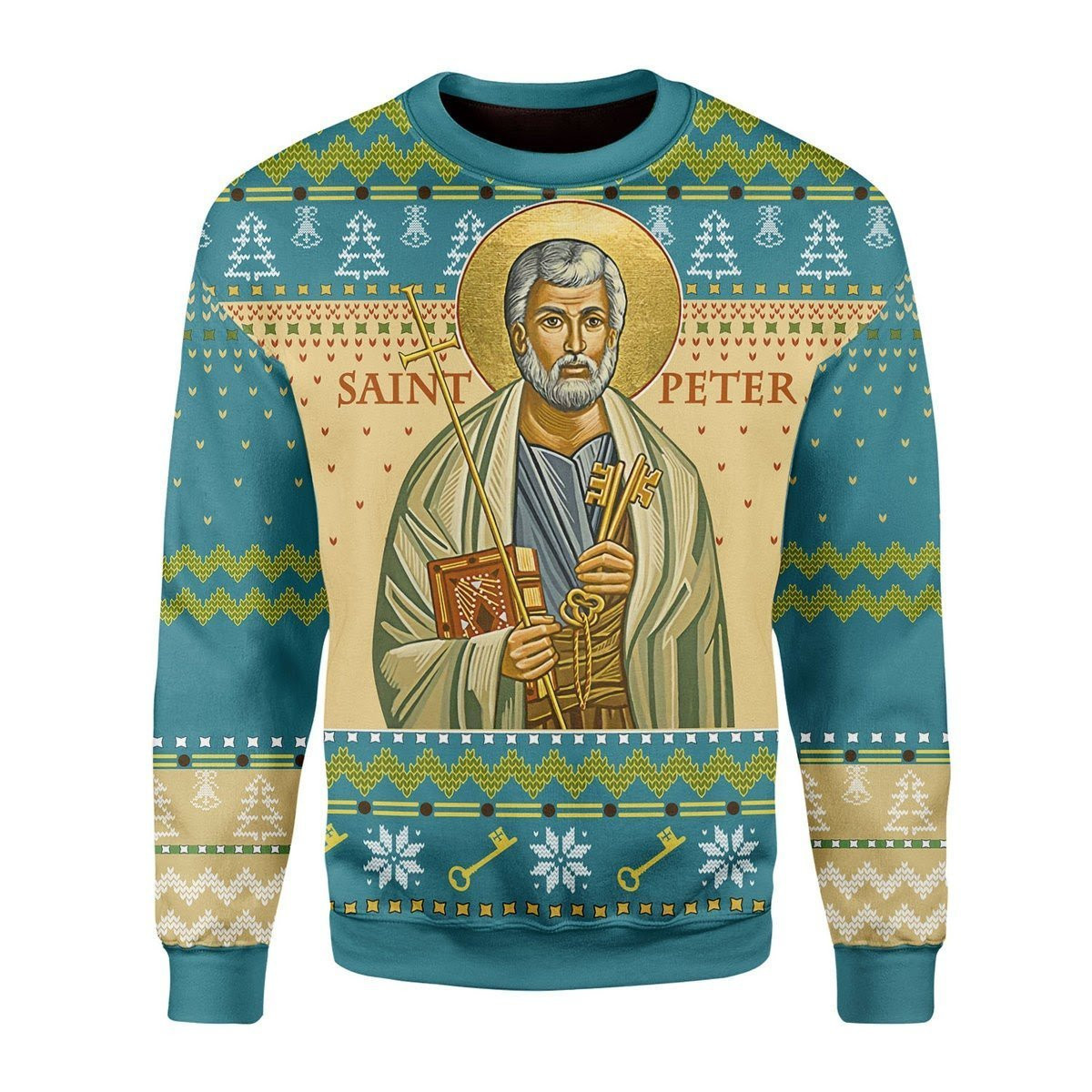 Saint Peter Ugly Christmas Sweater, Perfect Holiday Gift