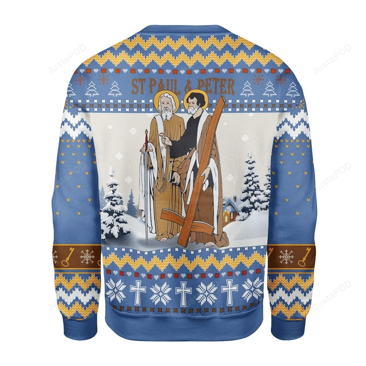 Saints Paul And Peter Ugly Christmas Sweater, Perfect Holiday Gift