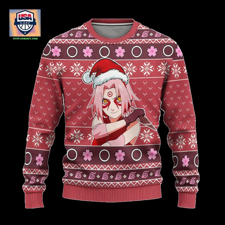 Sakura Ugly Christmas Sweater Sage Mode Naruto Anime Xmas Gift