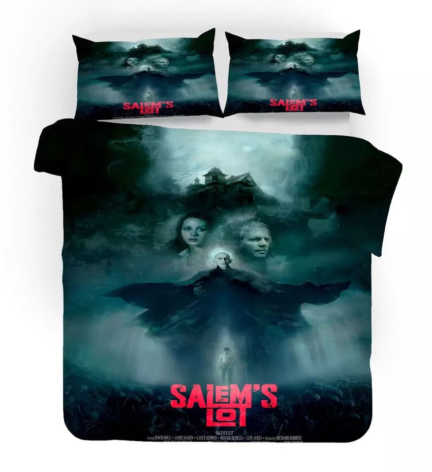 Salem'S Lot  Horror Movie Duvet Cover Quilt Cover Pillowcase Bedding Set Bed Linen Home Bedroom Decor