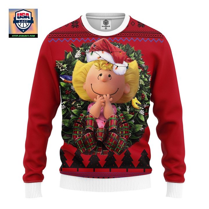 Sally Brown Snoopy Noel Mc Ugly Christmas Sweater Thanksgiving Gift