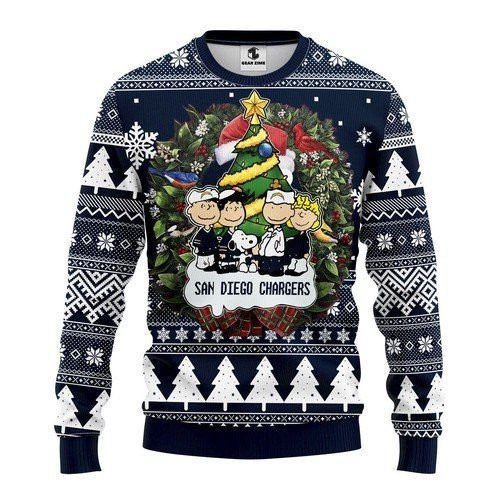 San Diego Chargers For Unisex Ugly Christmas Sweater,