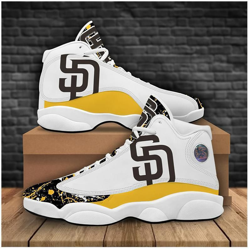San Diego Padres Football Mlb Jd13 Sneaker Shoes