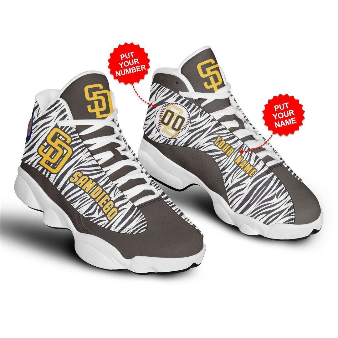 San Diego Padres Mlb Baseball Jd13 Sneaker Shoes
