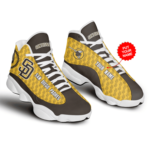 San Diego Padres Mlb Baseball Jd13 Sneaker Shoes