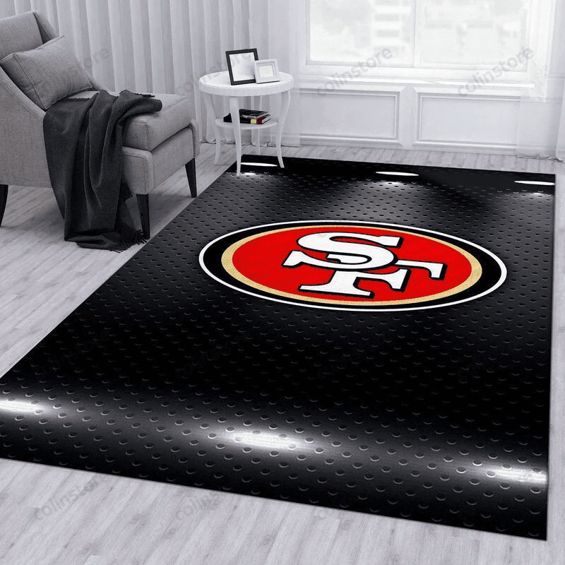 San Francisco 49ers 16 3D Rectangle Area Rug – Full Print Carpet For Living Room & Bedroom Home Decor
