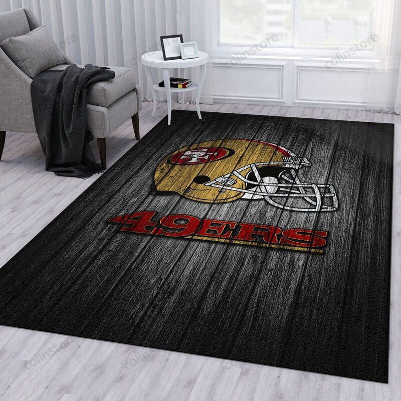 San Francisco 49ers 21 3D Rectangle Area Rug – Full Print Carpet For Living Room & Bedroom Home Decor