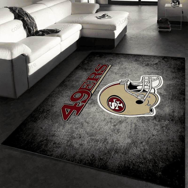 San Francisco 49ers 3D Rectangle Area Rug – Full Print Carpet For Living Room & Bedroom Home Decor